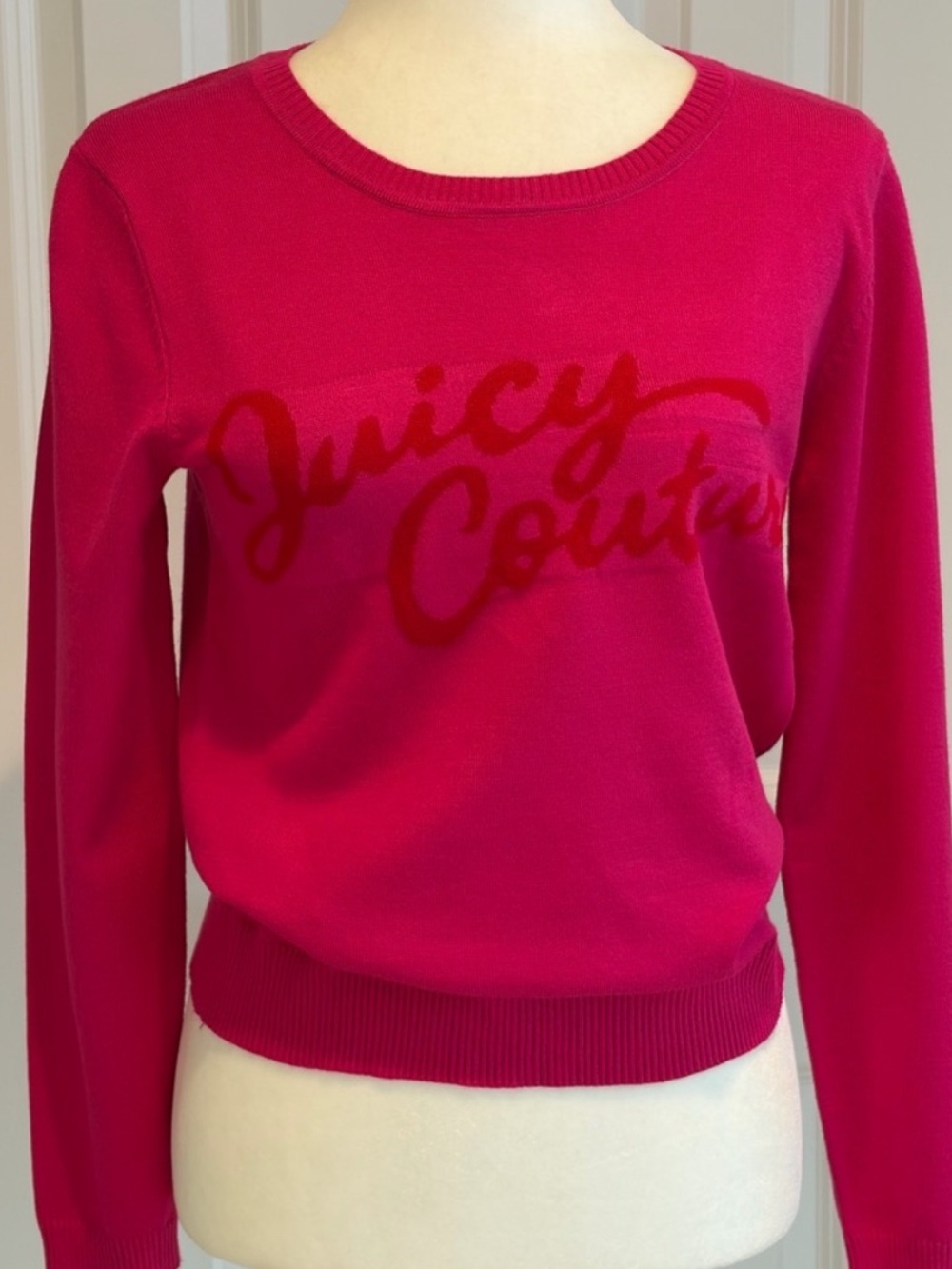Juicy Couture Sweater Raspberry    Size S